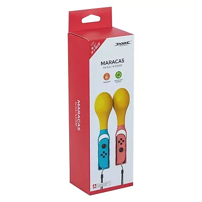 Dobe Maracas Game Controller For Nintendo Switch Samba De Amigo Games-blue/red • £10