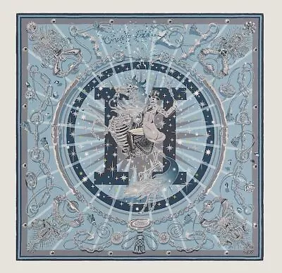 Hermes Scarf Stole C'est La Fete Double Face Daisuke Nomura Silk Auth New 90 Cm • £930.78