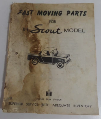$24.99 • Buy Fast Moving Parts For International Scout