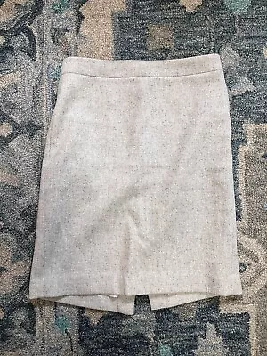 J Crew Mercantile Womens Wool Blend  Pencil Skirt Size 0 Grey • $14.95