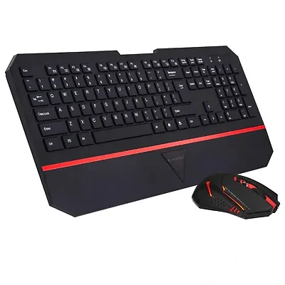 £19.99 • Buy Wireless Gaming Keyboard And Mouse For PC MAC Laptop PS4 Xbox Slim Wrist Support