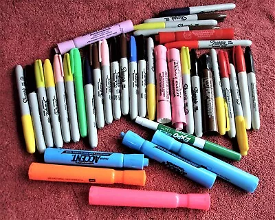 TWO POUND Lot Markers/Pens/Pencils/Highlighters/Mechanical Pencils/Colored Pens • $6