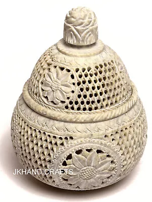 Natural Stone Decorative Lamp Or Jar Home Decorative Antique Vintage Art Piece • £336.89