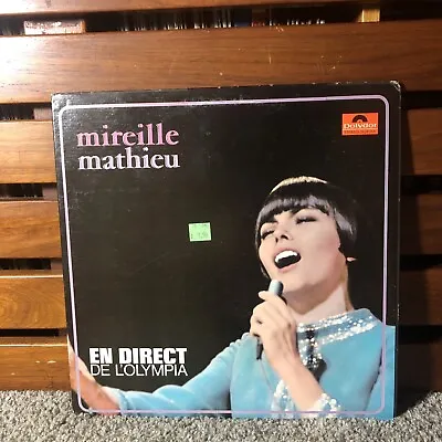 MIREILLE MATHIEU En Direct De L'Olympia / French LP Polydor • $10.39