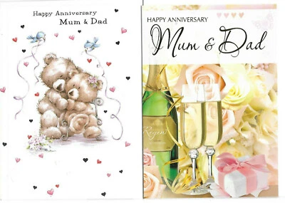 £1.20 • Buy Various Mum And Dad Wedding Anniversary Cards ** MULTI-BUY DISCOUNT AVAILABLE **