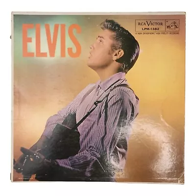 Elvis Presley LP RCA Victor LPM-1382  Ad-Back 1956 G2WP-7207 VG/G 2nd Album • $30.79