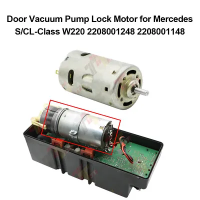 $50 • Buy For Mercedes S/CL-Class W220 S500  2208001248 Door Vacuum Pump Locking Motor