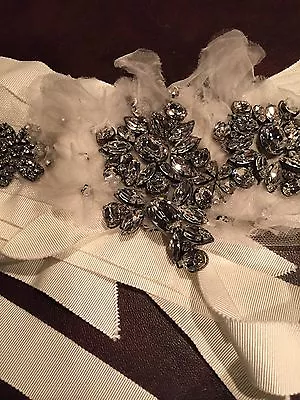 Vera Wang Iconic  Swarovski Sash  Spectacular Jewels  Dress Accessories • $455