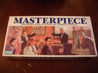 Parker Brothers 1987 MASTERPIECE Classic Art Auction & Bidding Game Complete • $59.99