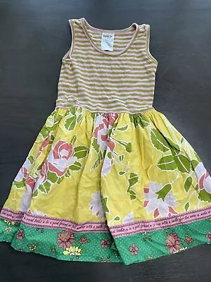 Matilda Jane House Of Clouds Caroline Tank Dress Girls Size 6 • $34.99