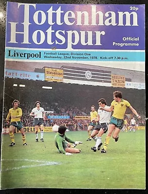 £1 • Buy Tottenham Hotspur V Liverpool, 1978/79 Liverpool Champions.