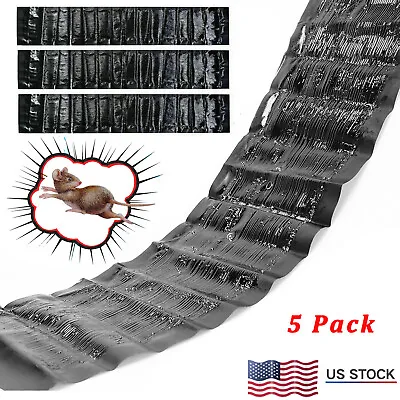 5Pack 47  Large Size Catcher Rat Glue Rodent Board Indoor Super Sticky Mice • $16.89