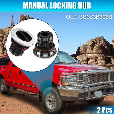 2pcs Manual Wheel Locking Hub BC3Z3B396B For Ford F250 Super Duty 2005-2022 • $48.99