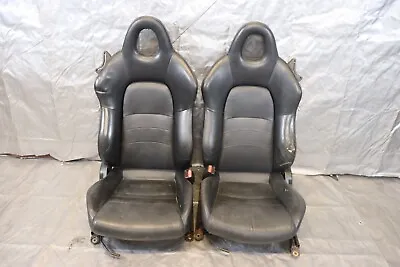 2000 03 Honda S2000 Ap1 F20c 20l Oem Leather Lh Rh Front Seats *tear* #3315 • $349.99