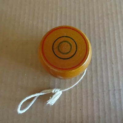 Vintage Handmade Folk Art Wood Wooden Yoyo Yo-Yo Toy • $5.99