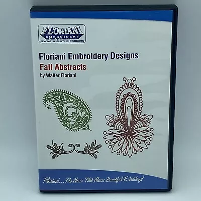 Floriani Embroidery Designs  Fall Abstracts  Machine Software Holiday 2012 • $12.72