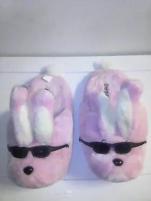 Energizer Bunny Slippers Energizer Pink Plush Size Large Woman's • $13.99