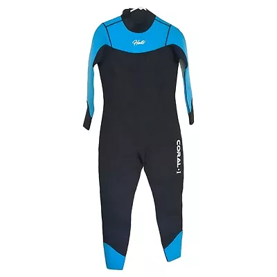 New Hevto Wetsuit Mens / Womens Size XL Black Aqua BACK ZIP • $30