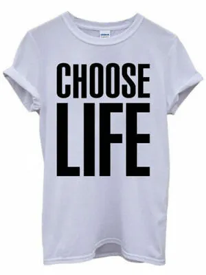 £5.95 • Buy Choose Life T Shirt Inspired By WHAM 80's Retro Fancy Dress Adults Brand New