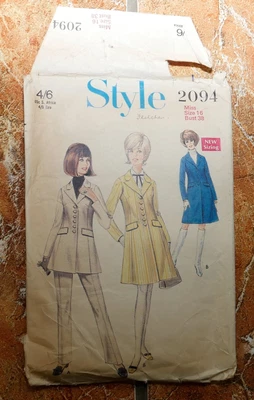 £0.99 • Buy Vintage 1960s STYLE Dress Pattern #2094 - No Reserve