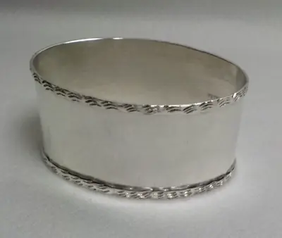 Vintage Sterling Silver Napkin Rings Mexico Designer Rl No Monogram • $39.87