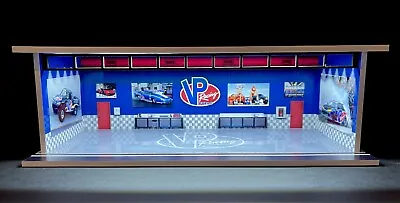 CUSTOM VP Race Interior Garage Theme 1:64 Model Diorama With LED Lighting • $50