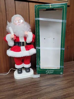 VINTAGE 90’s SANTA’S BEST ANIMATED MOTION SANTA CLAUS CHRISTMAS BLOW MOLD • $39.99