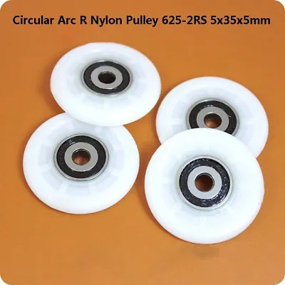 £1.91 • Buy Arc R Nylon Plastic Pulley Wheel 625-2RS Deep Groove Ball Bearing 5x35x5mm 