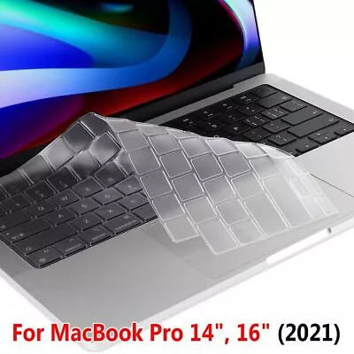 Film Keyboard Cover Skin For MacBook Pro 14 16 Inch M1 Max 2021 A2442 A2485 • £3.38