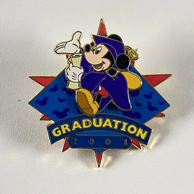 $10.42 • Buy WDW - Mickey Graduation 2001 Disney Pin 5208 LE