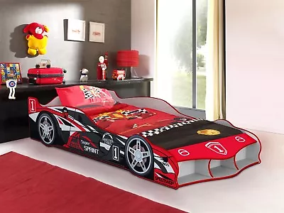 Childrens Kids Boys 3ft Single No 1 Super Sprint Car Racer Bed  • £249.99