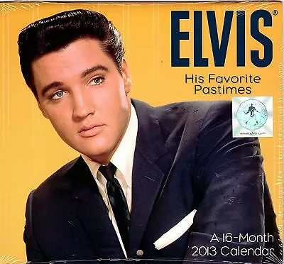 ELVIS PRESLEY / Elvis: His Favorite Pastimes ** 2013 Mini-Calendar  • $7.83