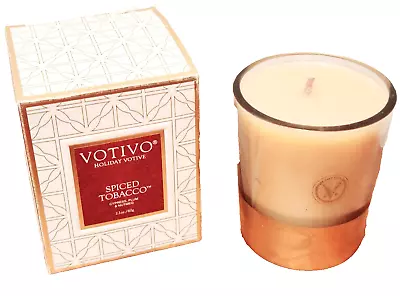 Votivo Holiday Votive Aromatic Candle  Spiced Tobacco - Mini Size 2.1 Oz NEW • $13.30