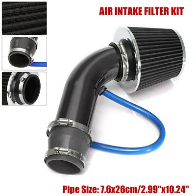 Cold Air Intake Filter Induction Kit Pipe Power Flow Hose System Car Accessories • $48.99