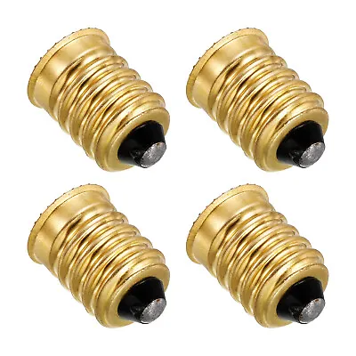 4Pcs E14 To E12 Adapter Converter Light Socket Bulb Base Adapter Gold Tone • $7.88
