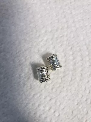 Viking Norse  ~Beard Hair Dreadlock Beads  LOT OF 2 ~ SILVER TONED- Small • $2