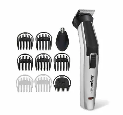 Babyliss 7255U Mens Beard Hair Clipper Trimmer Shaver Body Grooming Kit 10 In 1 • $53.24