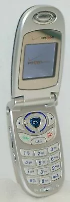 LG VX3300 Verizon Wireless Flip Open Style BLUE STRIPES Cell Phone 1xRTT Grade C • $18.95