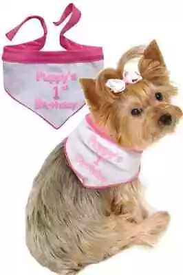 Puppys First Birthday Bandana • $9.99