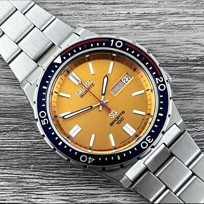 1980 Seiko Quartz SQ Sports 100 7123-823A (Full Set) Vintage Watch • £595