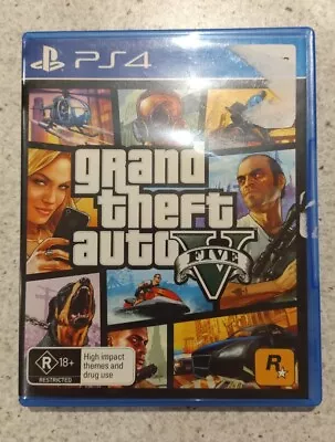 Grand Theft Auto V 5 Five GTA Playstation 4 PS4 • $22