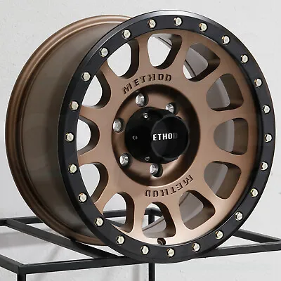 One 18x9 Method MR305 NV 6x5.5/6x139.7 18 Bronze Wheel Rim 108 • $369