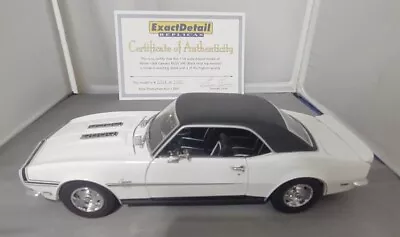 1/18 LANE Exact Detail   1968 Chevrolet RS/SS Camaro    White    Limited Edition • $99.99