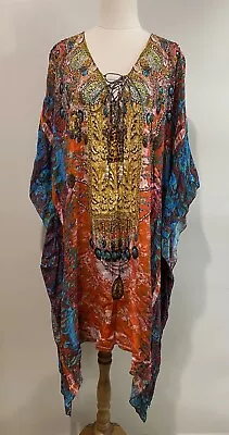 Czarina One Size Kaftan Silk Viscose Stunning • $99.95