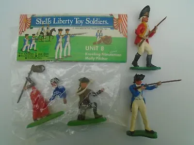 £22.99 • Buy American War Of Independence Soldiers (Britains & Shell's Liberty Soldiers) 1/32