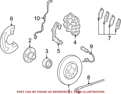 Genuine OEM ABS Wheel Speed Sensor For Mercedes 2049054205 • $74.52