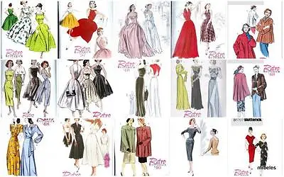 OOP Vintage Retro 1940s 1950s Butterick Sewing Pattern Rockabilly VLV Misses • $8.99