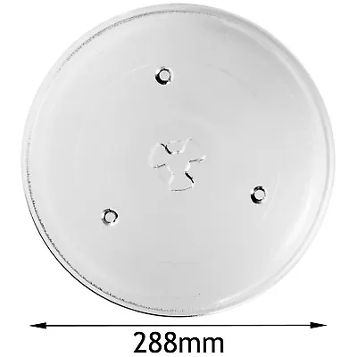 Turntable Glass Plate Tray For SAMSUNG Microwave 288mm Diameter • £17.04