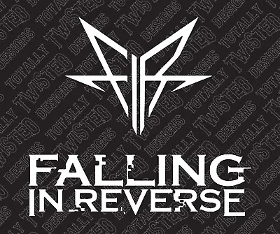 Falling In Reverse Vinyl Decal Sticker Car Truck Hard Rock Band Logo Metal • $4.99