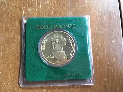 Solid Bronze George Washington Mount Vernon Medal • $7.70